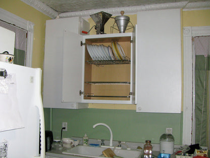 Zojila.com : Cabana In-cabinet Dish Drying Storage Rack, 3 Piece set Stainless steel racks, Draining Tray : Kitchen Organizer