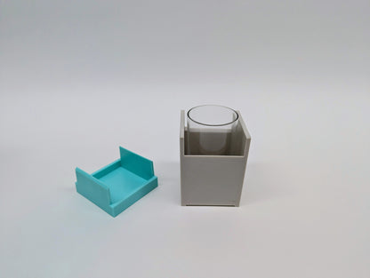 Bath Set Turquoise & Ivory