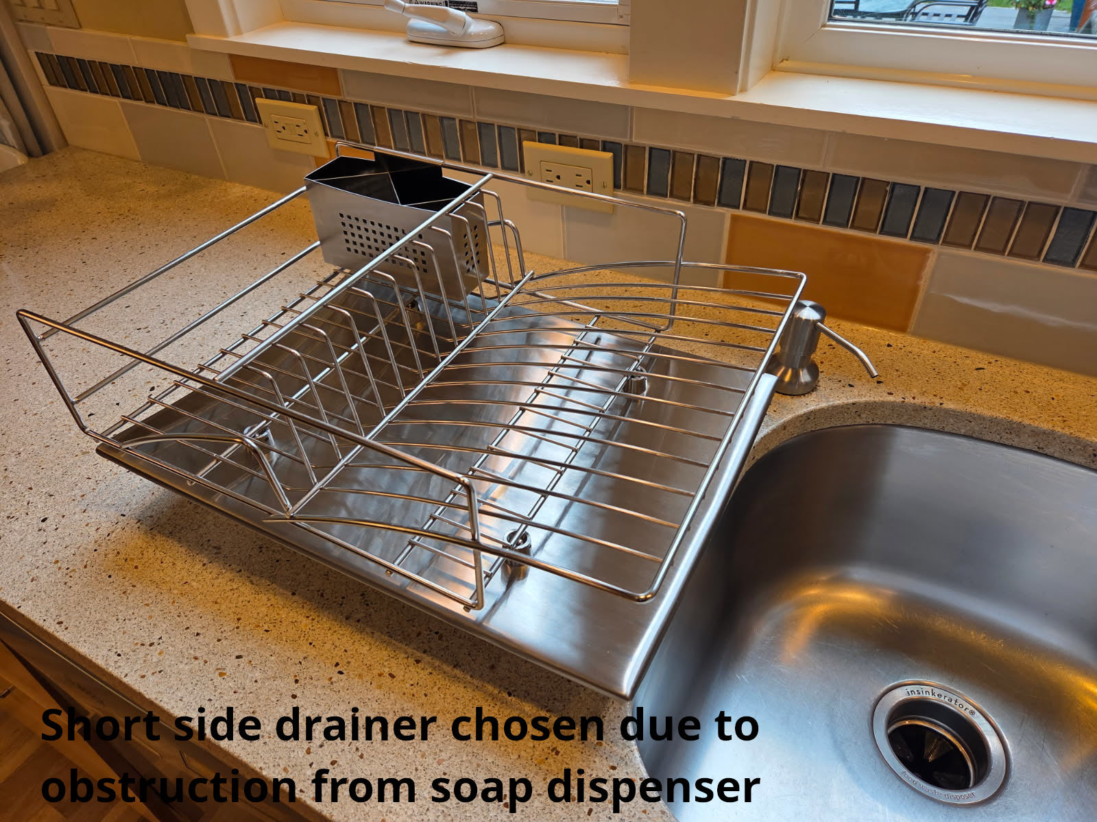 Rohan Dish Drainer | Stainless Steel Dish Rack Drainer | Zojila