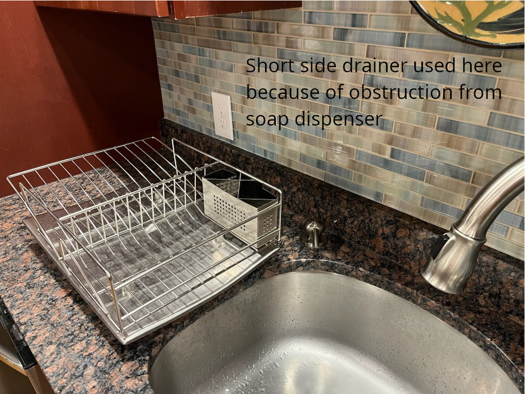 Stainless Steel Dish Over The Sink Dish Rack Nz Rohan Dish Drainer