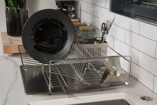 Rohan Dish Drainer | Stainless Steel Dish Rack Drainer | Zojila