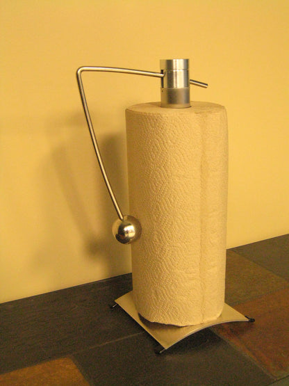 Zojila.com : Isis Paper towel roll holder, Stainless steel body heavy arm Fit for all Size Towels : Home Accessories