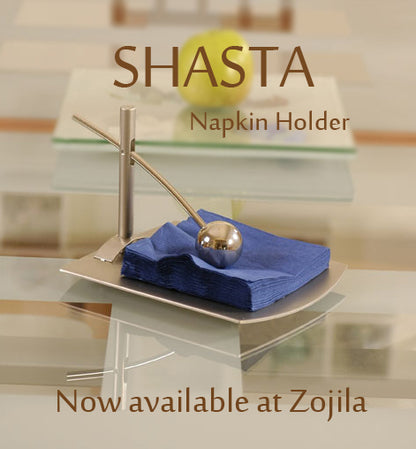 Shasta Napkin Holder Nickel