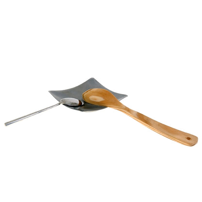 Zojila.com : Calicut Spoon Rest, Countertop Accessory, Stainless steel Spoon holder, Serving dish : Kitchen & Dining