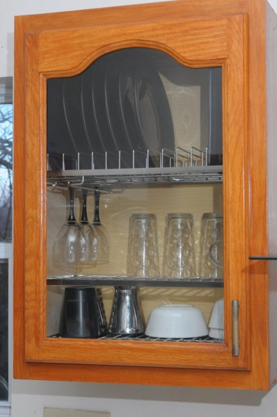 Zojila.com : Cabana In-cabinet Dish Drying Storage Rack, 3 Piece Combination Dish Drying Plate In-cabinet Storage : Kitchen Organizer