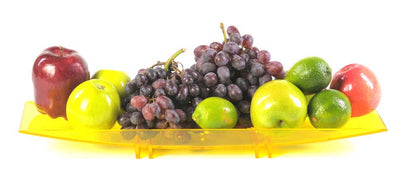 Zojila.com: Andalusia Fruit Holder, Long Acrylic Serving Platter Holding Multiple Fruits without Stacking  : Kitchen & Dining