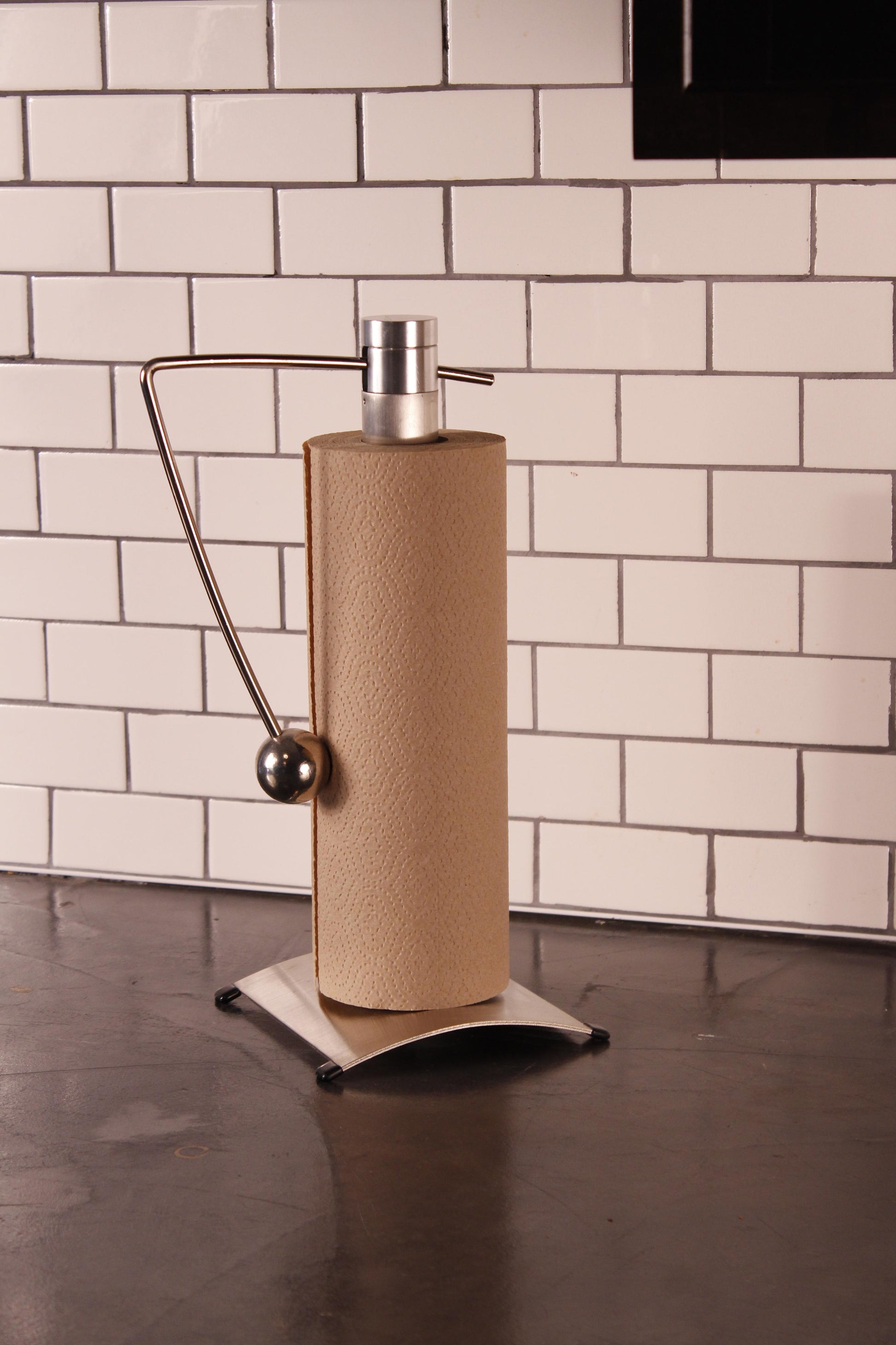 Zojila Isis Paper Towel Roll Holder, Brushed Nickel