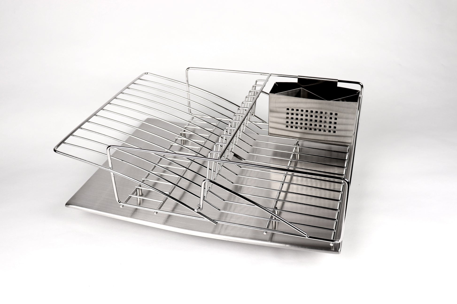 JAZORR Over Sink Dish Drying Rack, 3 Tier Dish Drying Rack with Drainboard,  Cutlery Holder, Cutting-Board Holder, Large Capacity Dish Drainer for
