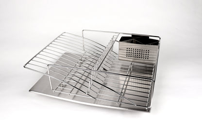 Zojila.com : Rohan Dish drainer, drain board, dish rack, cutlery holder and divider, all stainless, removable