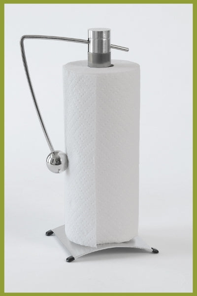 Zojila.com : Isis Paper towel roll holder, Paper Towel Dispenser for all Sizes with Weighted Arm : Home Accessories